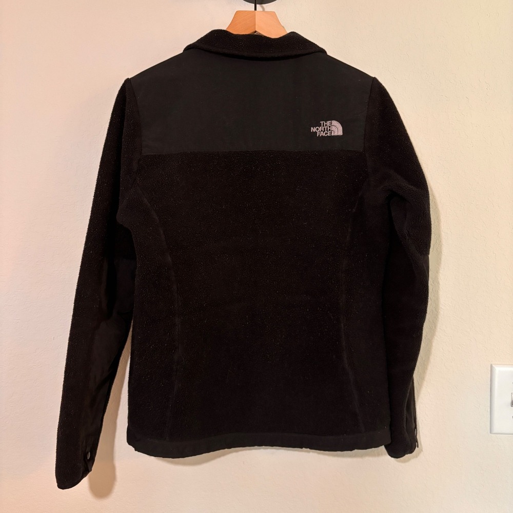 The North Face Fleece Jacket Denali Small Polartec Recycled Black Gorpcore - Picture 2 of 7
